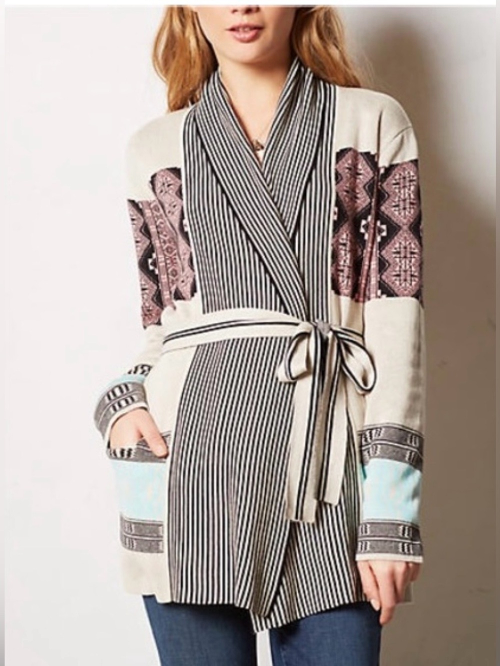 Anthropologie Konrad & Joseph Western Boho Cardigan